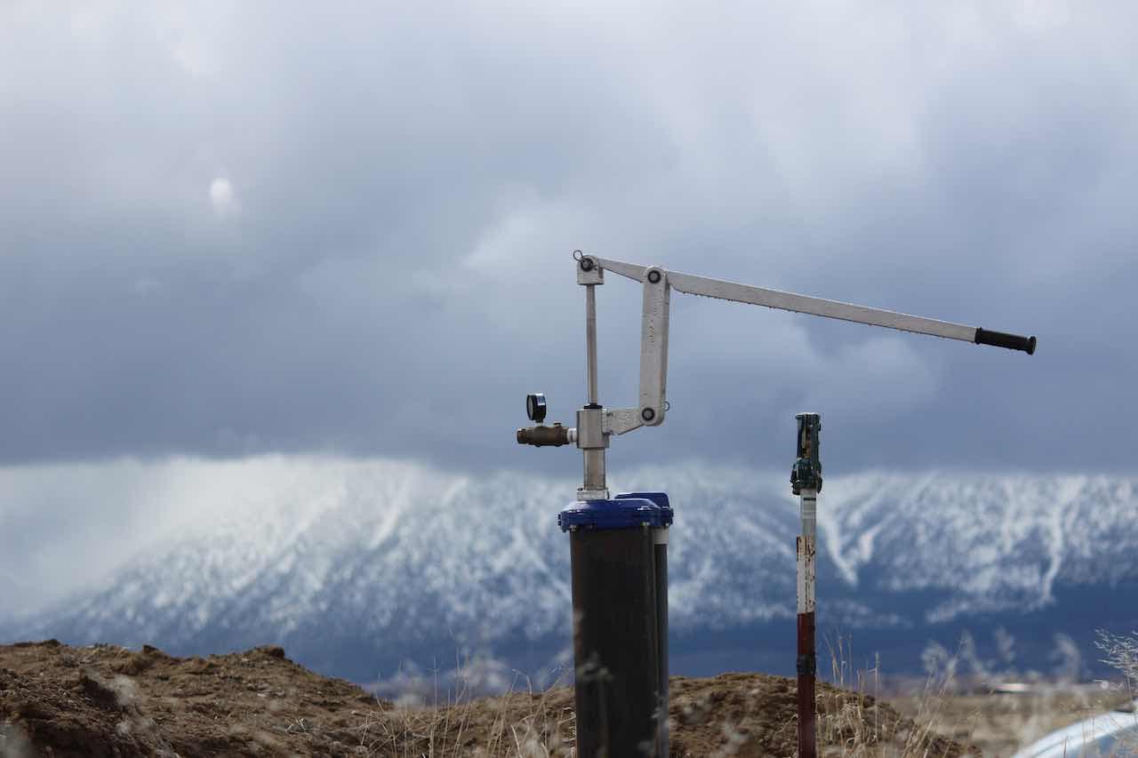 Simple Pump installed at remote mountain location