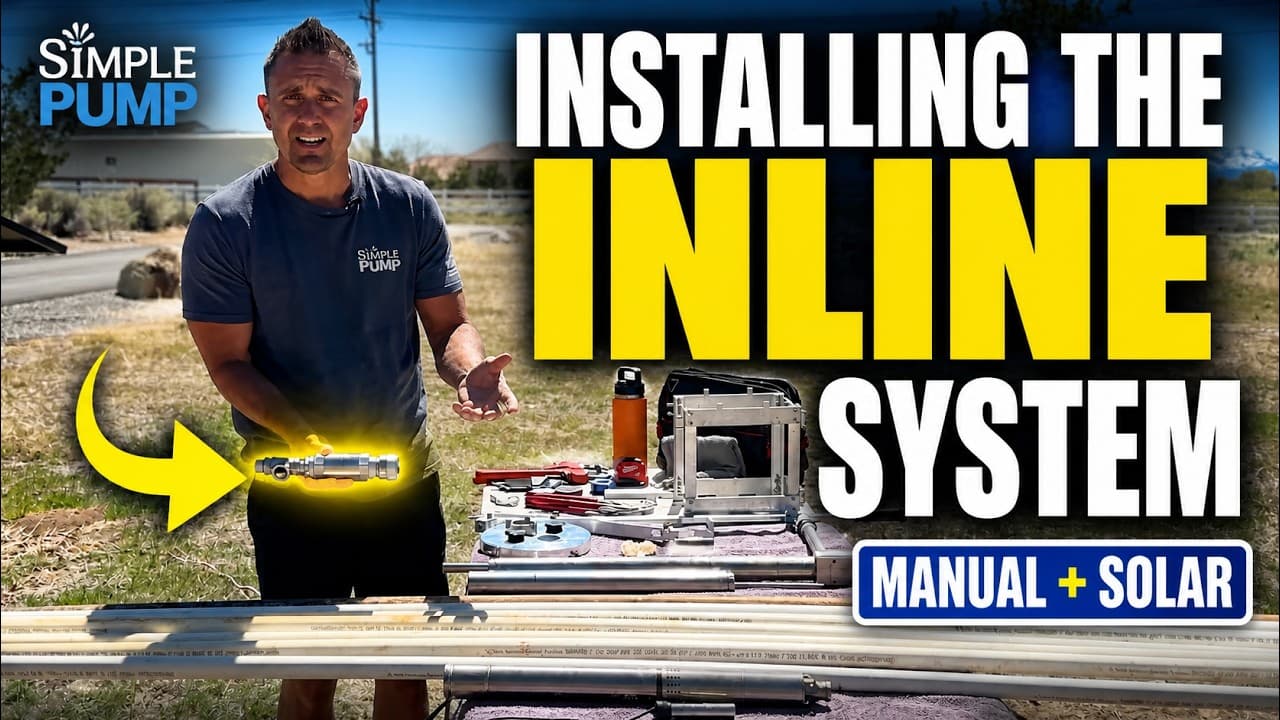 How to Install the Simple Pump Inline Manual–Solar Well Pump System