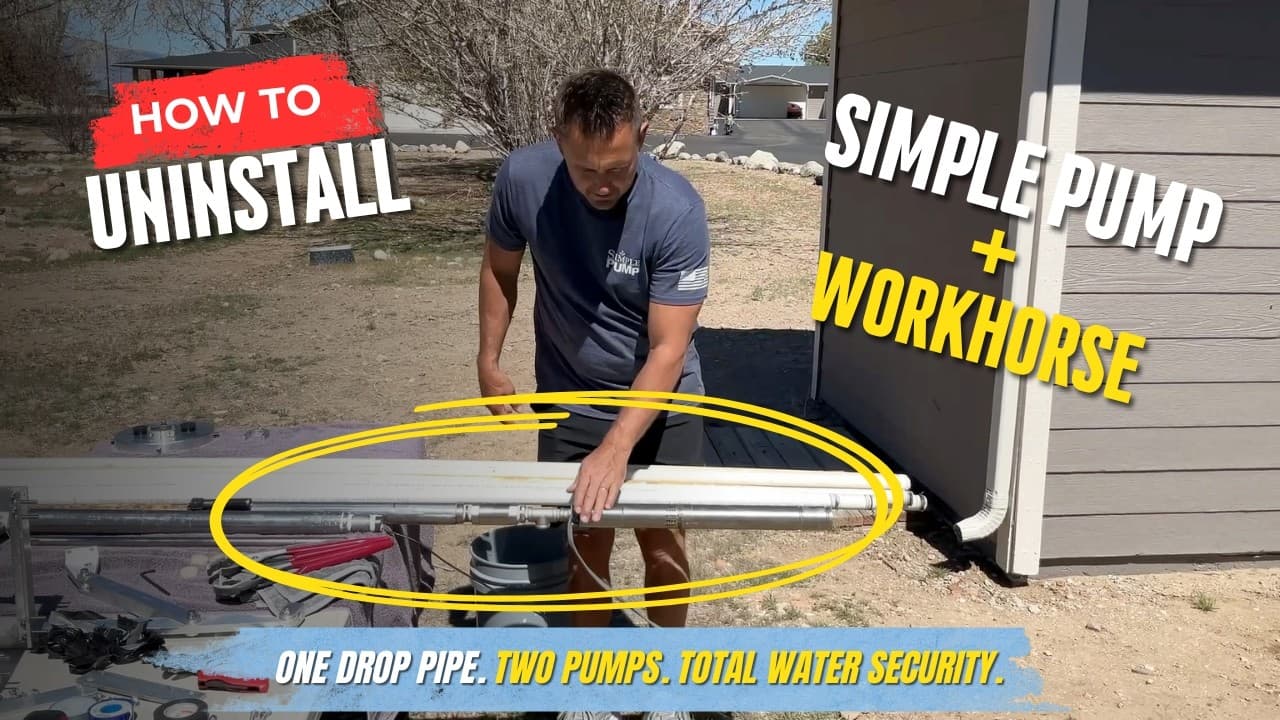 How to Uninstall the Simple Pump Inline Manual–Solar Well Pump System