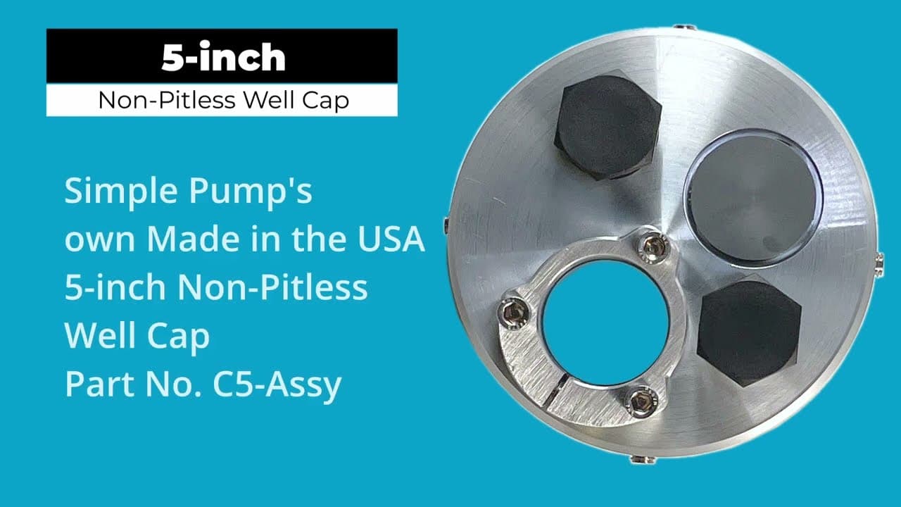 Simple Pump's 5-inch Non-Pitless Well Cap