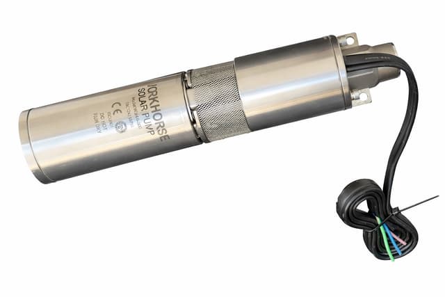 WORKHORSE W3H-6-500 Helical Solar Submersible Pump — 304 stainless steel, 3.01 inch diameter