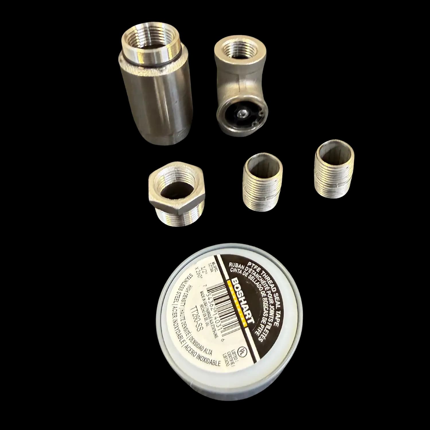 Valve and Adapter Assembly for 2" Solar Submersible Connection to 100CA - Main Image