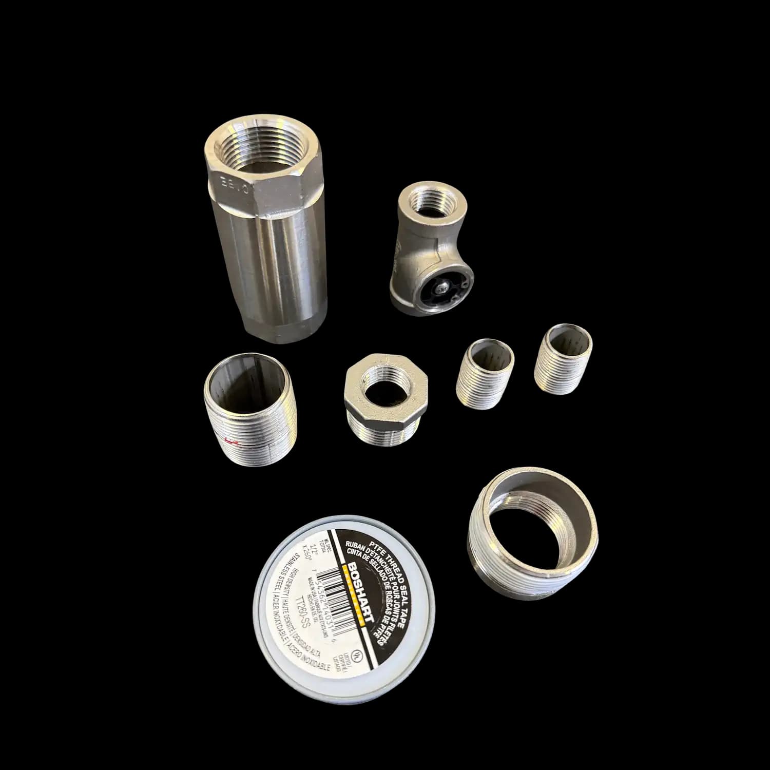 Valve and Adapter Assembly for 2" Solar Submersible Connection to 125CA-25 - Main Image