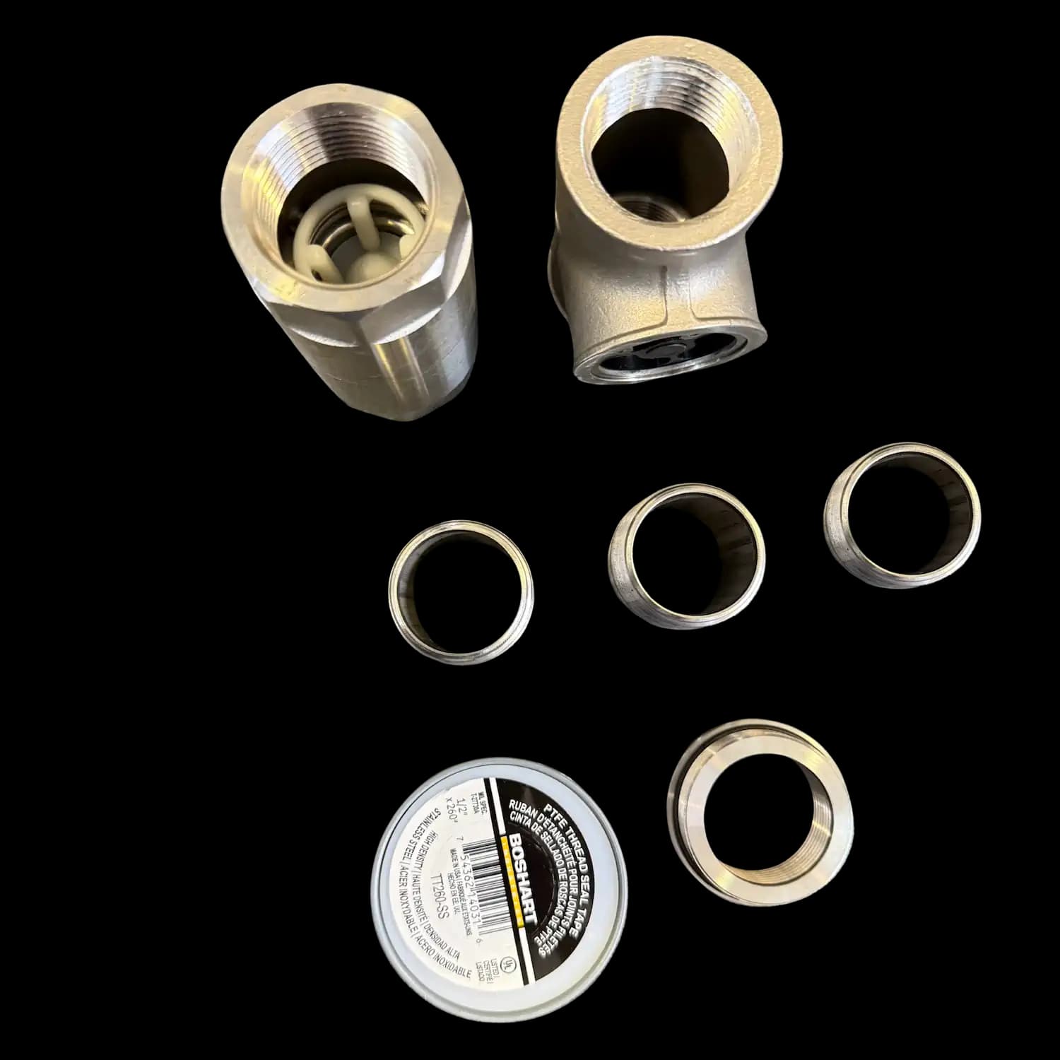 Valve and Adapter Assembly for 3" Solar Submersible Connection to 125CA (82515 or Earlier) - Image 2