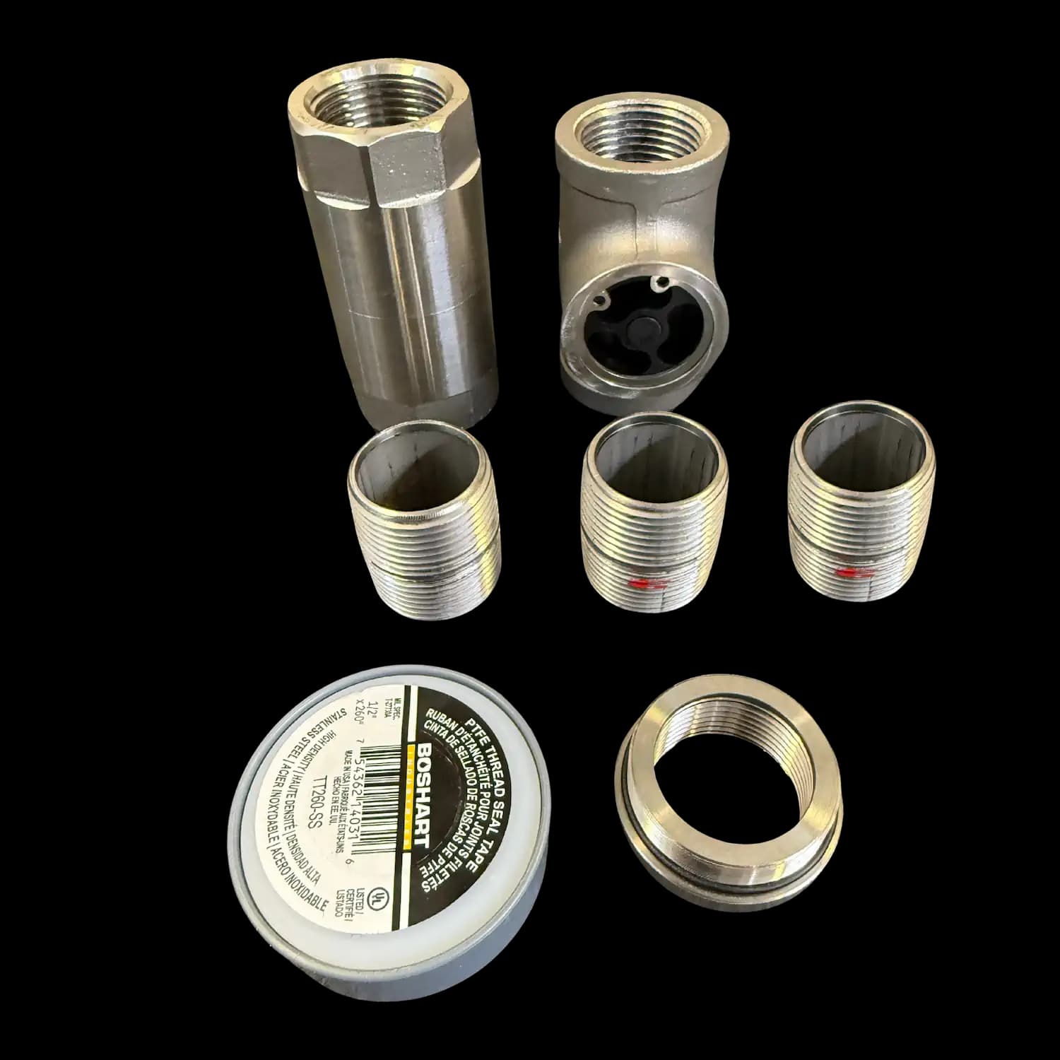 Valve and Adapter Assembly for 3" Solar Submersible Connection to 125CA (82515 or Earlier) - Main Image