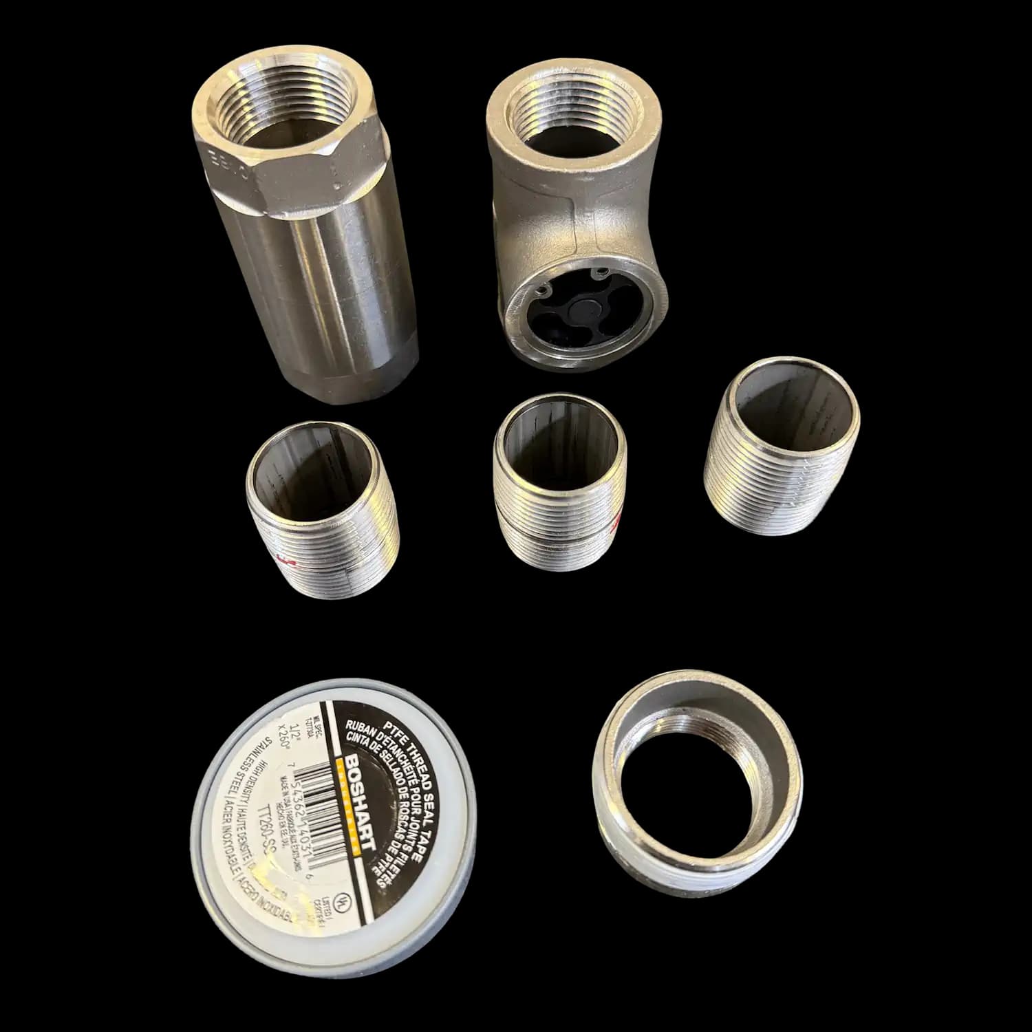 Valve and Adapter Assembly for 3" Solar Submersible Connection to 125CA-25 - Main Image