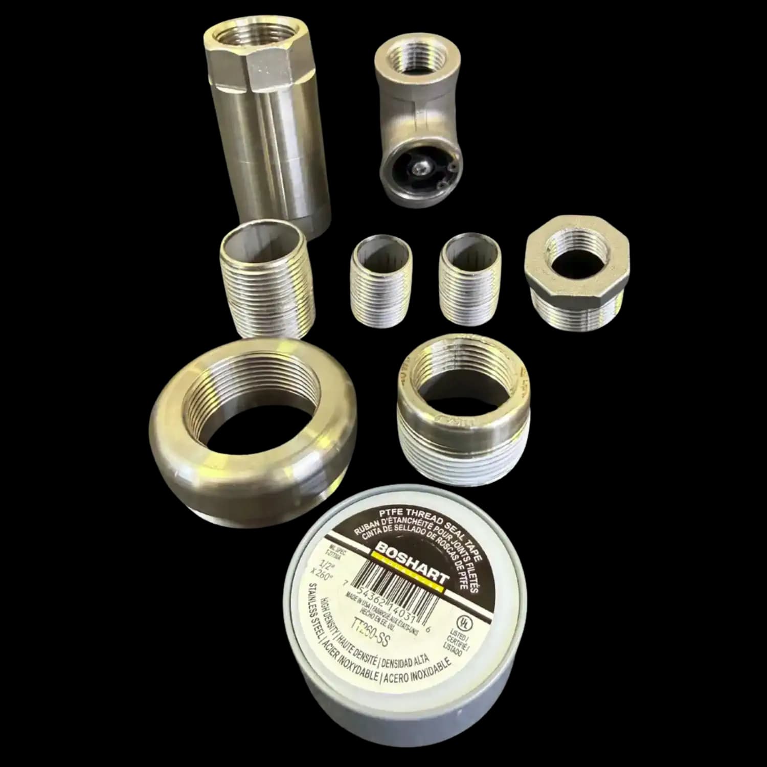 Valve and Adapter Assembly for 2" Solar Submersible Connection to 200CA - Main Image